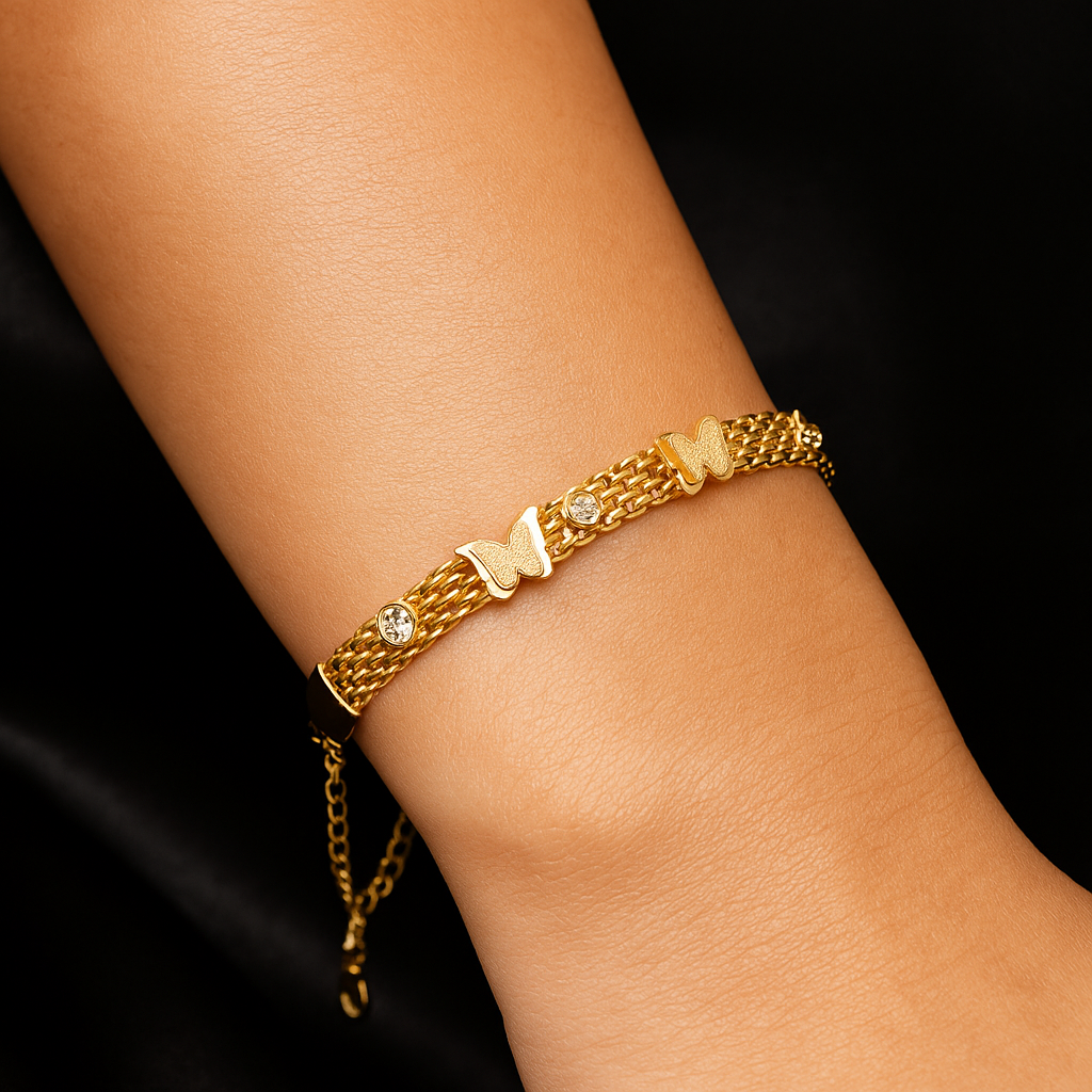 Enchanted Butterfly Charm Bracelet