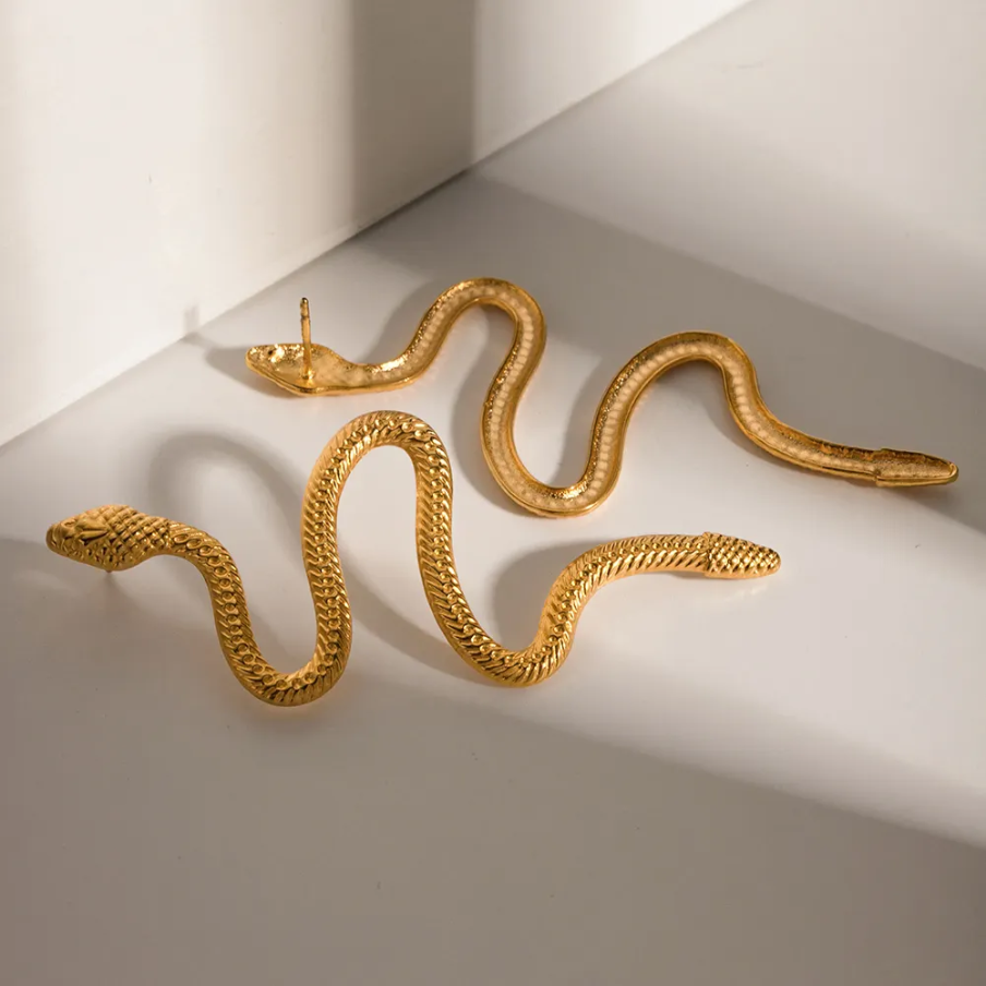 Statement Snake Earrings