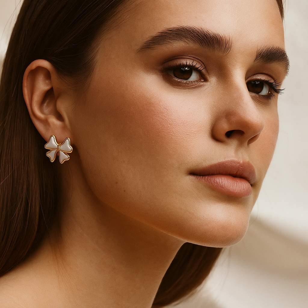 Delicate Bow Tie Stud Earrings