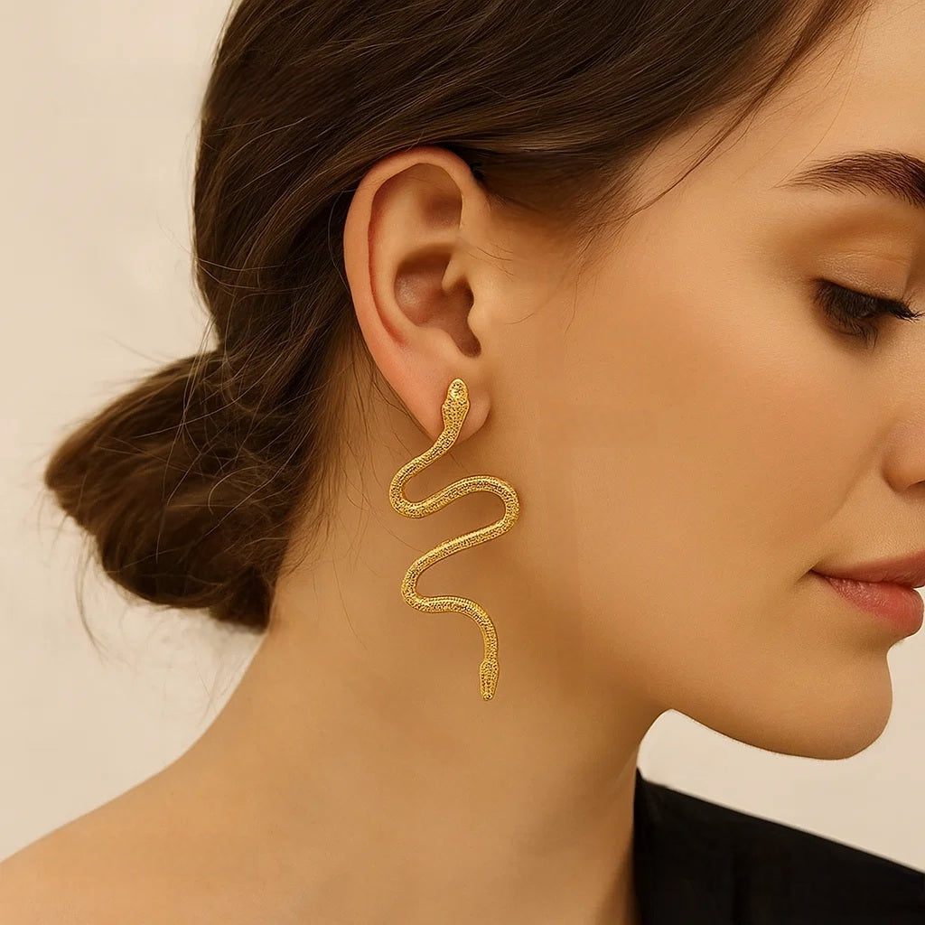 Statement Snake Earrings