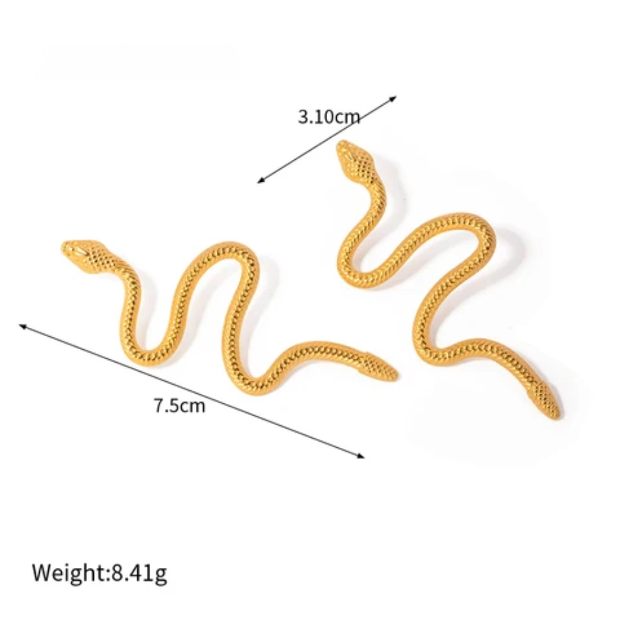 Statement Snake Earrings