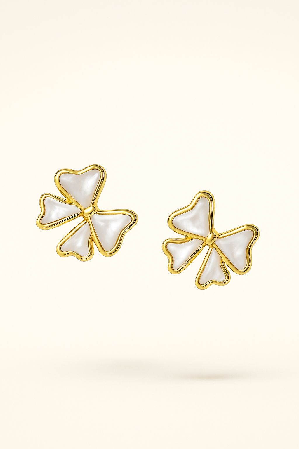 Delicate Bow Tie Stud Earrings