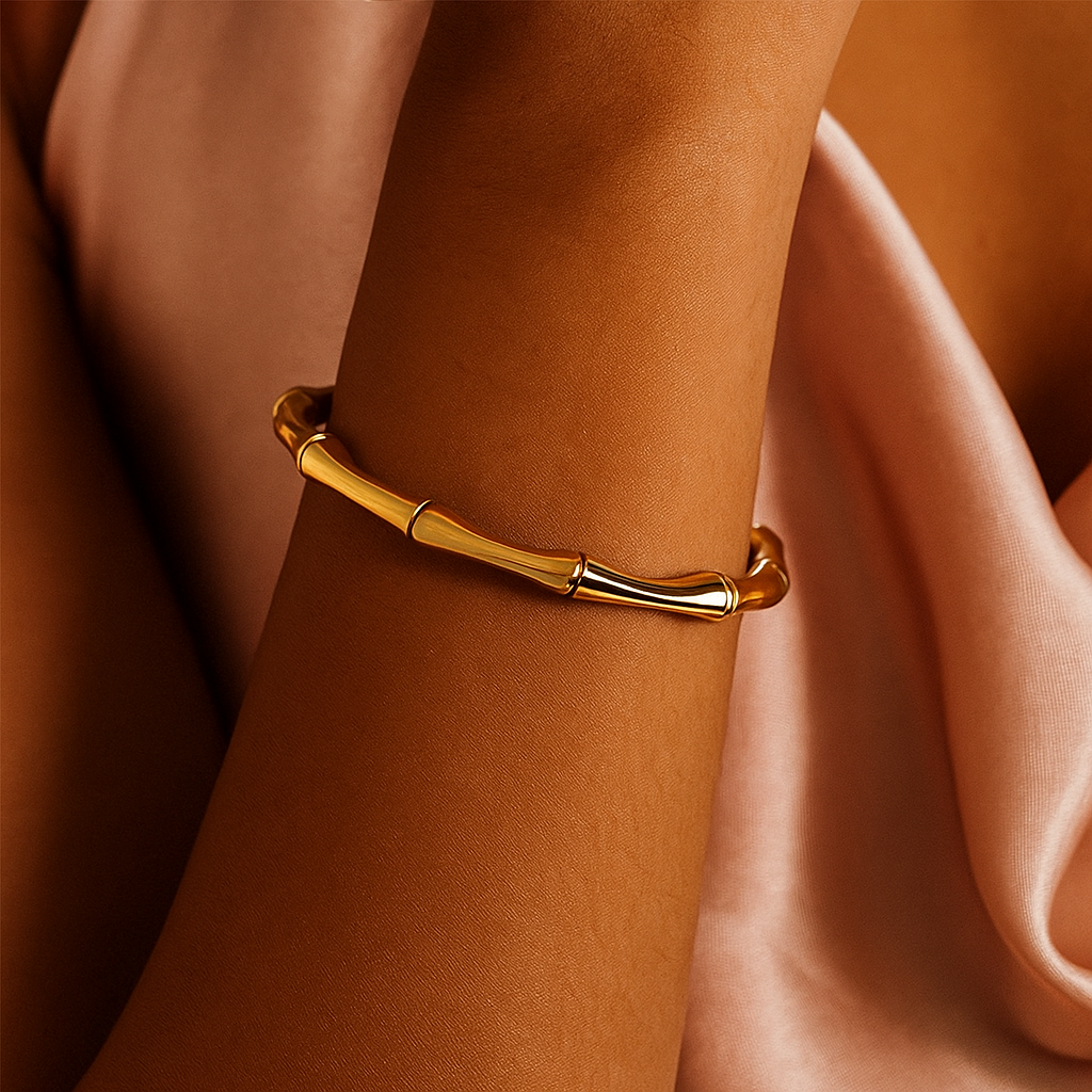 Golden Bamboo Cuff
