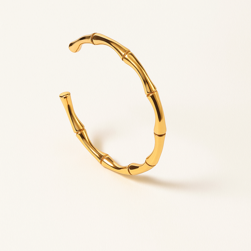 Golden Bamboo Cuff