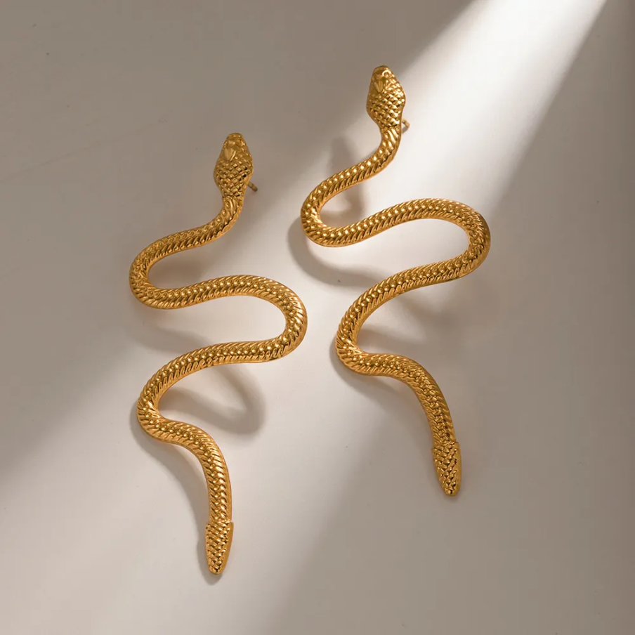 Statement Snake Earrings