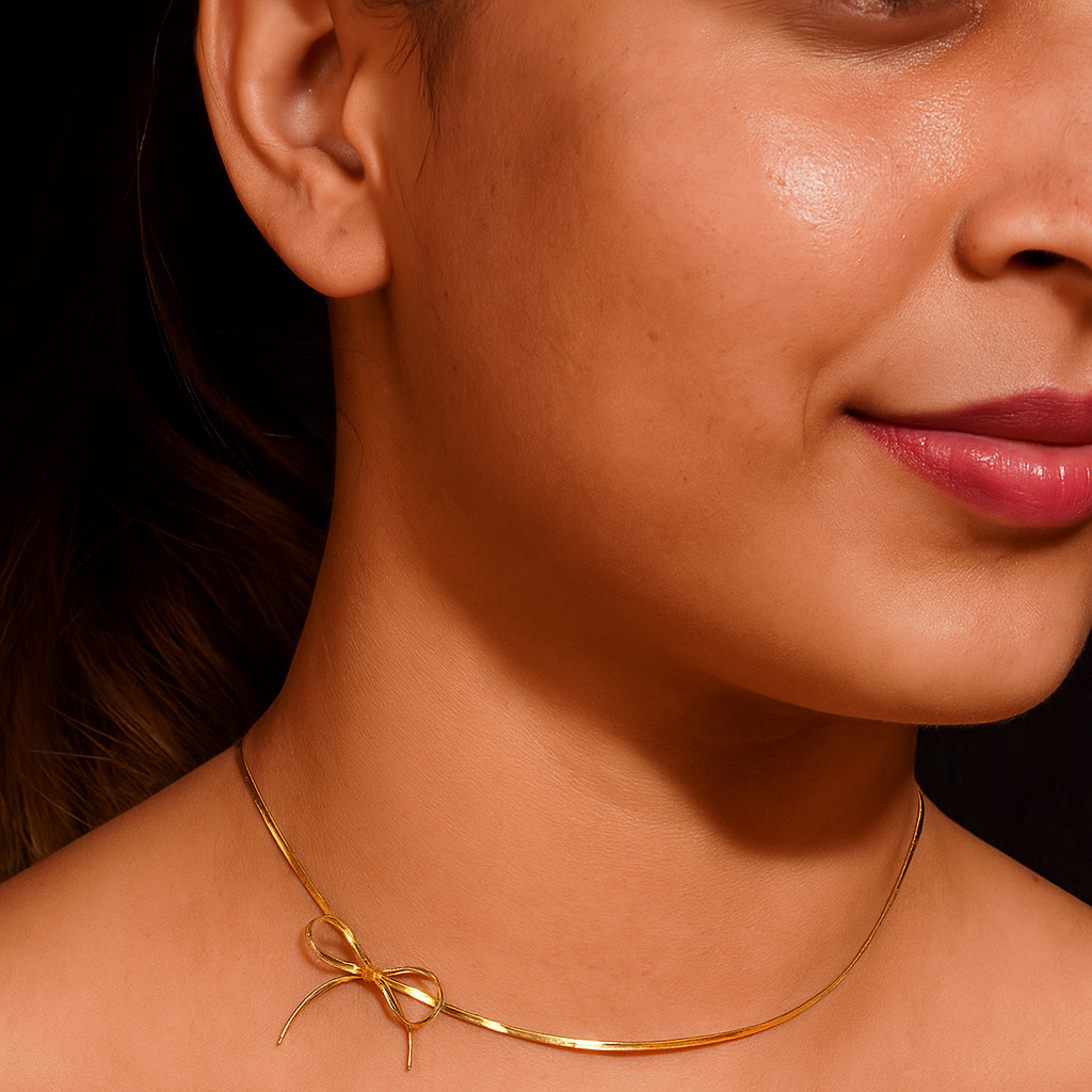Bow Choker Necklace