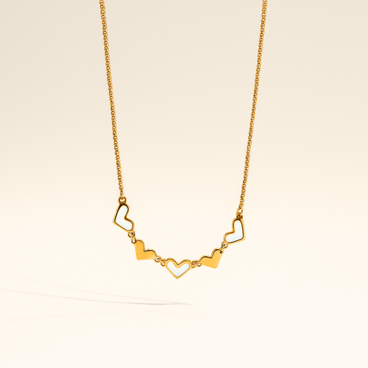 Mini Heart Chain Necklace