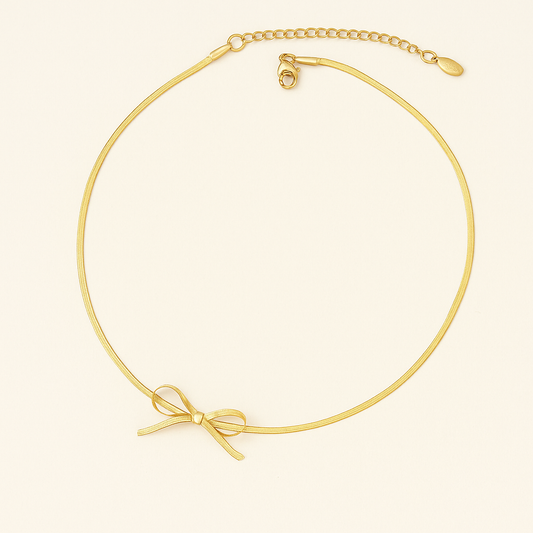 Bow Choker Necklace