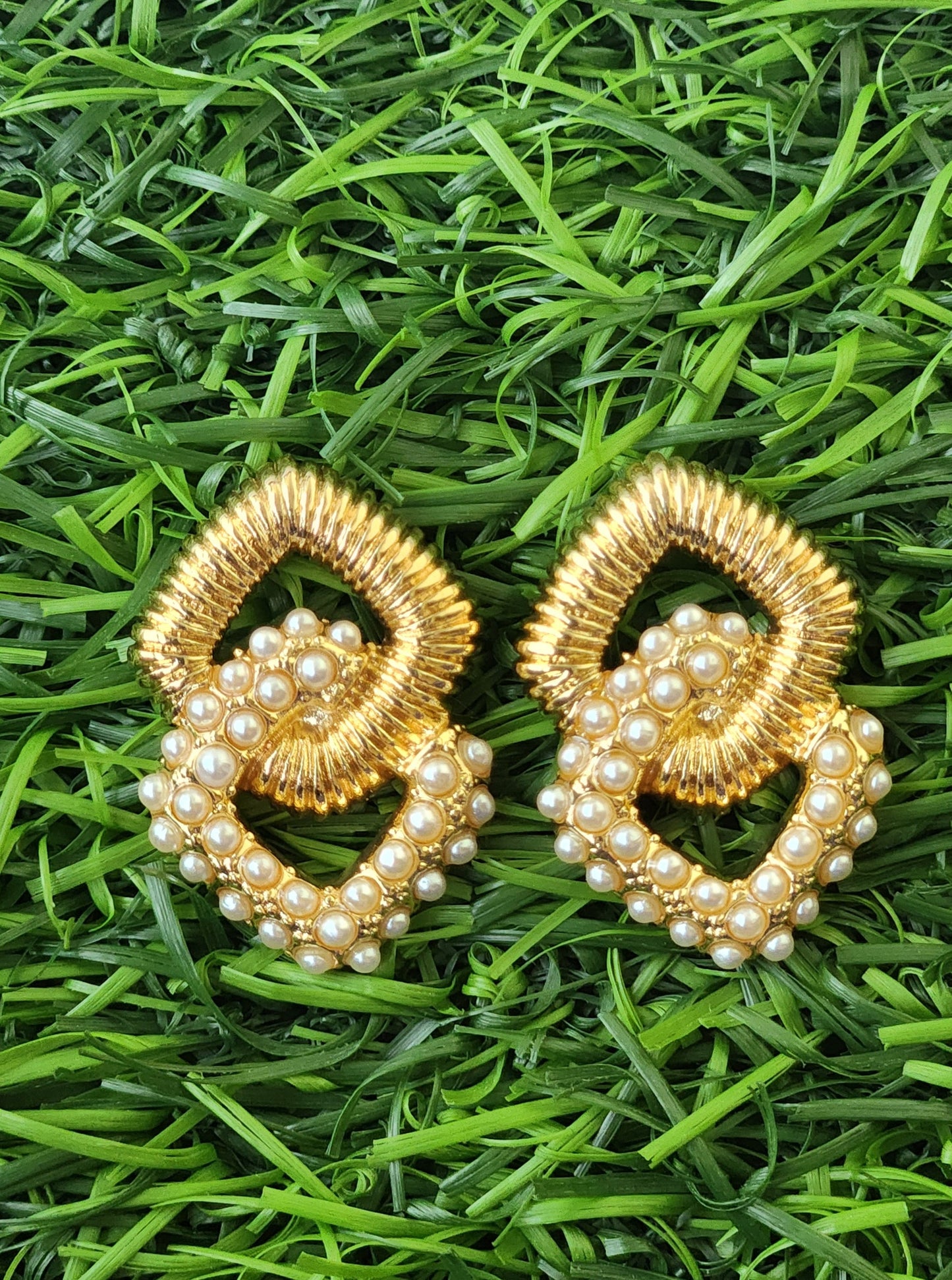 Vintage-Inspired Pearl Earrings