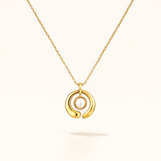 Elegant Pearl Drop Pendant Necklace
