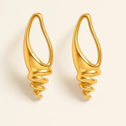 Spiral Drop Earrings